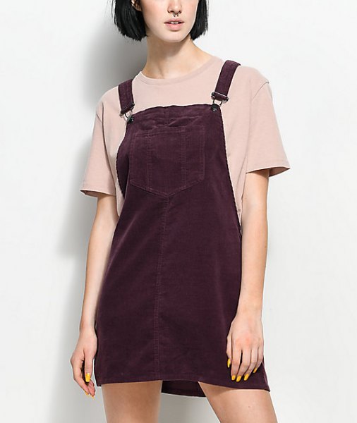 Crepe t-shirt overall black clothing