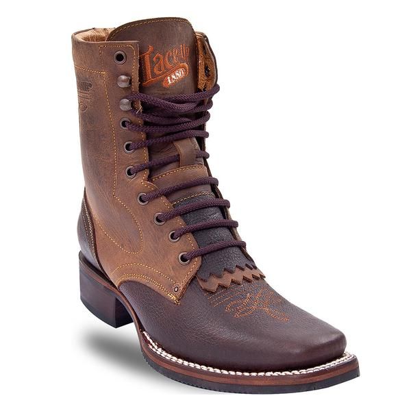 Tombstone Mens Square Toe Lace Up Brown |  Men's boots fashion.