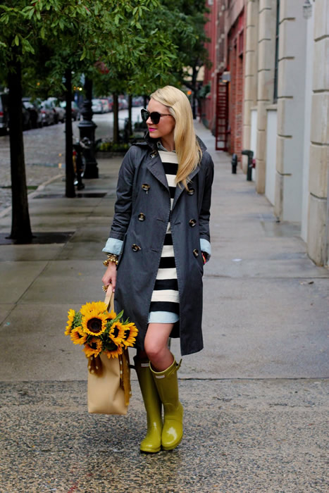 Charcoal Trench Boot Rain Boots Outfit