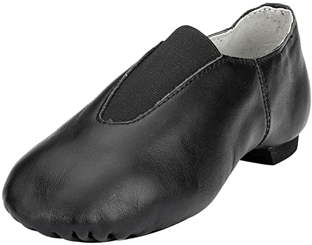 Amazon.com |  MSMAX Women's Slip on Leather Jazz Shoes |  Ballet & Dan