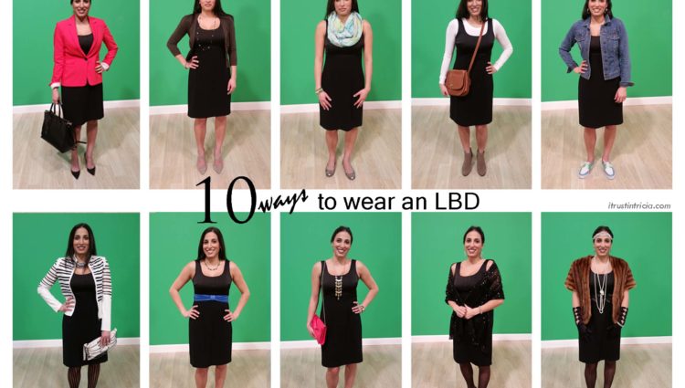 10 ways to wear a little black dress |  Trust in Tric