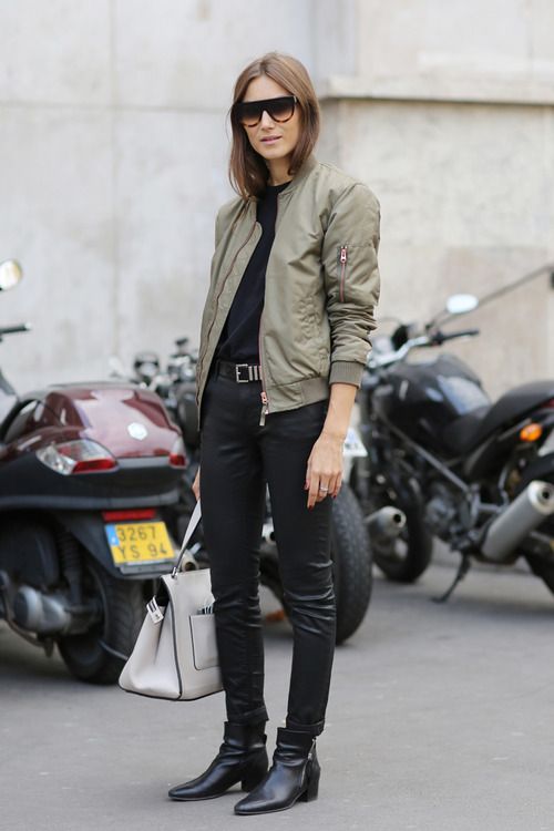 Parisienne khaki jacket