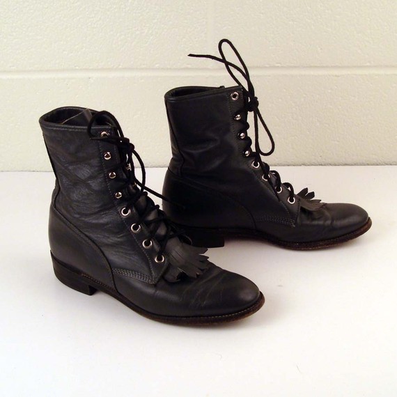 Lace-Up Boots for Women Vintage |  Fashion Beli