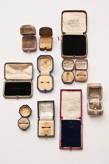Paris Hotel Boutique Journal |  Antique ring box, vintage ring box.