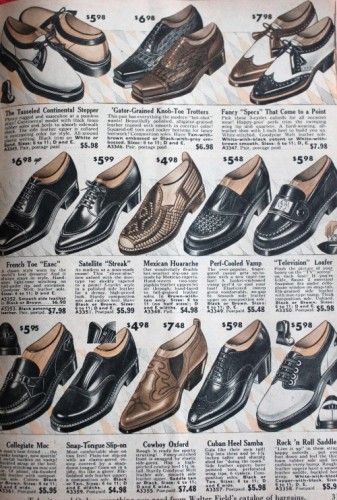 All About Mens 1950s Shoes Styles |  1950s shoes, 1950s fashion.