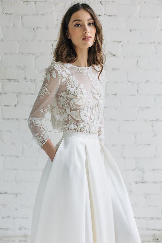 Best White Lace Inspiration |  Lace Weddings, Bridal Headpieces, Bride.