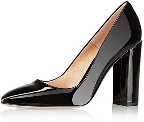 Amazon.com |  Fericzot Pumps Women Sexy Patent Leather Pointed Toe.