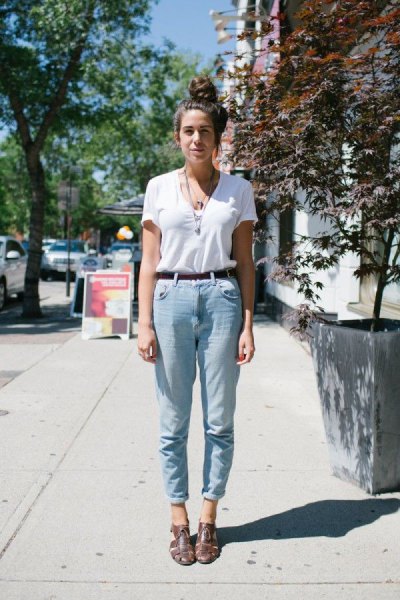 How to Wear Vintage High Waist Jeans