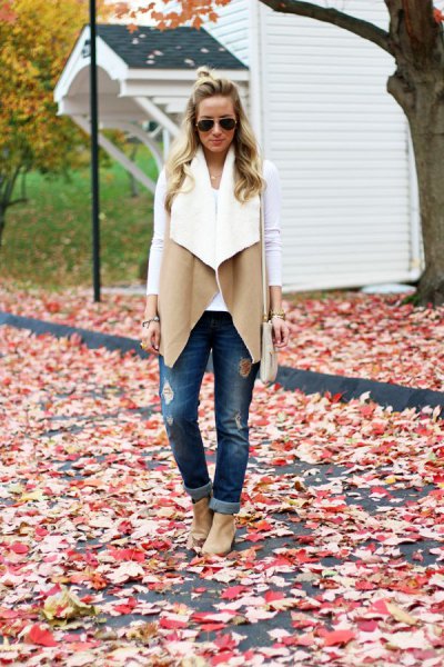 How to style Sherpa vest
