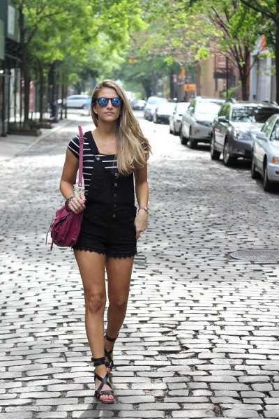 How to style black shorts