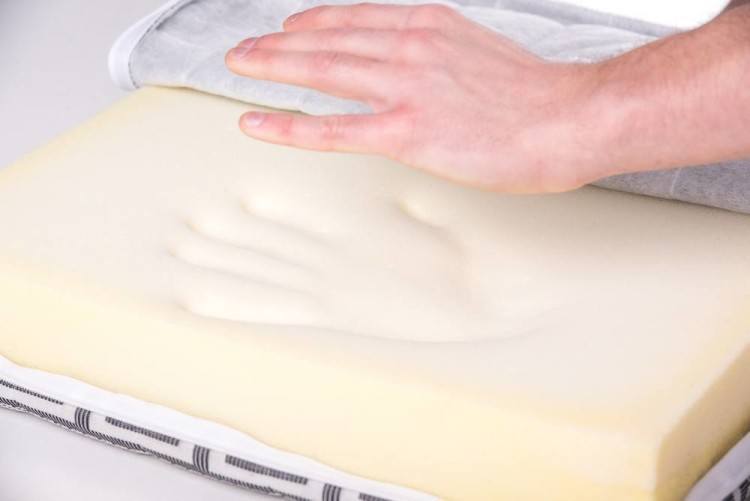 Memory foam mattress for more sleeping comfort