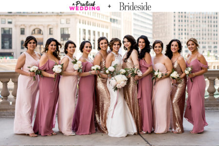 Mismatched Bridesmaid Dresses the Easy Way |  A practical weddi