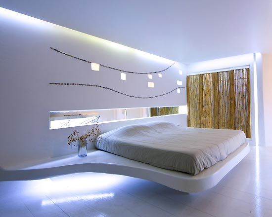Modern bedroom lighting ideas
