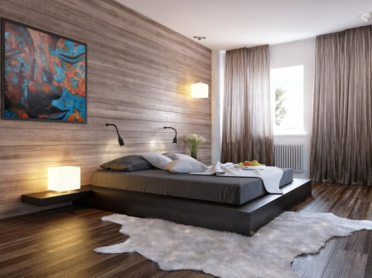 Modern bedroom wall designs
