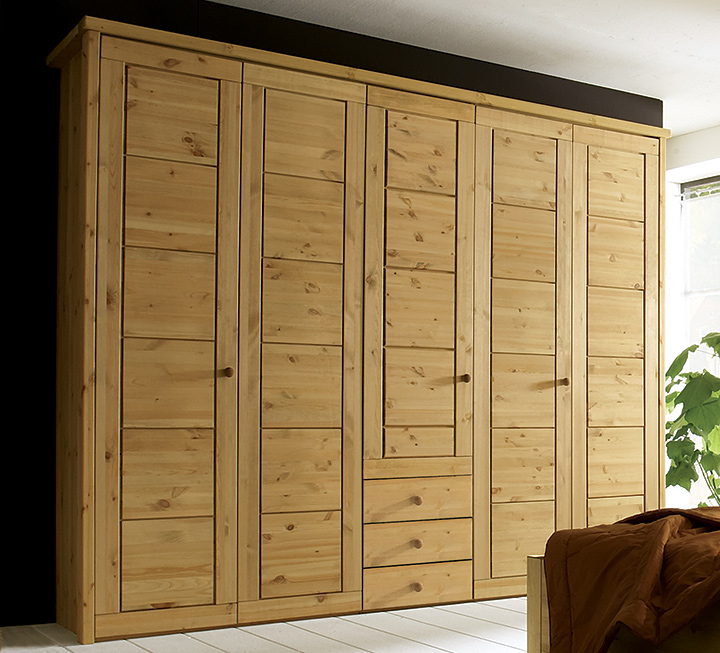 Pine wardrobes for adding natural texture to homes