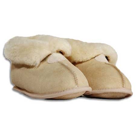 Sheepskin slippers |  Ladies full fit hem