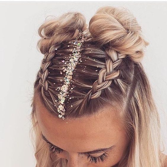 13 Smart Hairstyle for New Year's Eve |  Romantic braided hair, hair.