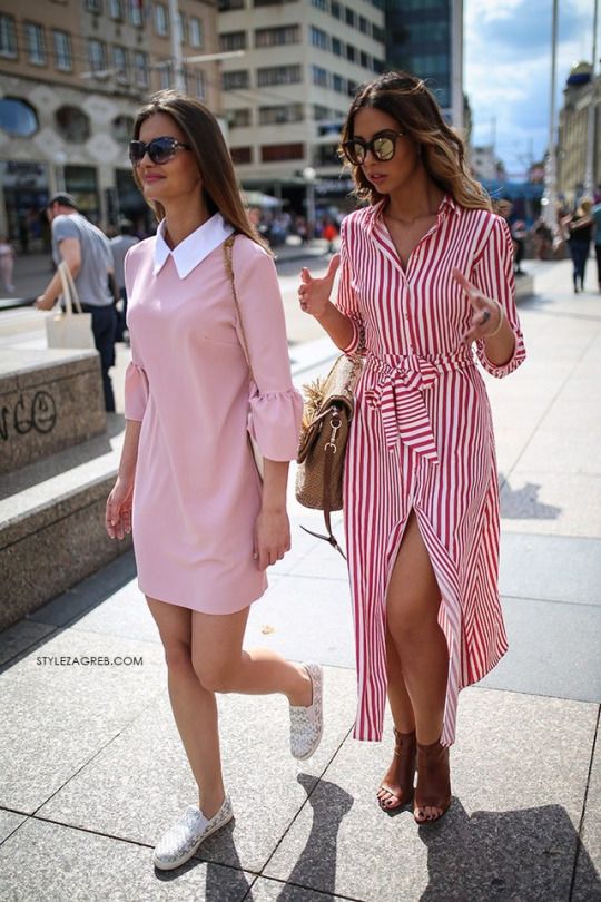 Style inspiration with pink dress