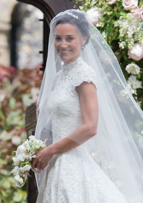 Veil as the headpiece of the Pippa Middleton wedding costume.