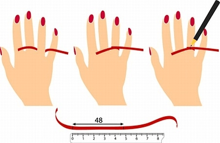 Measure your finger two rings