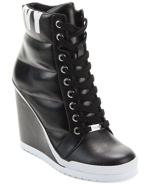 DKNY Women's Noho Wedge Sneakers & Reviews - Athletic Shoes.