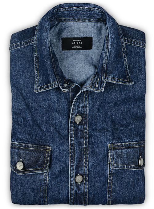 Custom Denim Shirt - 7oz: MakeYourOwnJeans®: Tailor made.