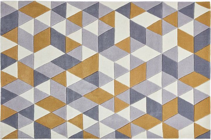 Geometric carpets create the right interior of a modern space