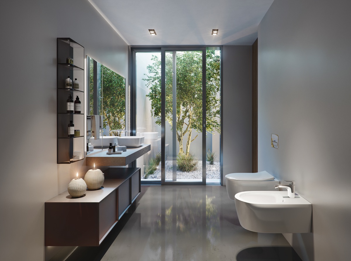 Modern bathroom design for your home