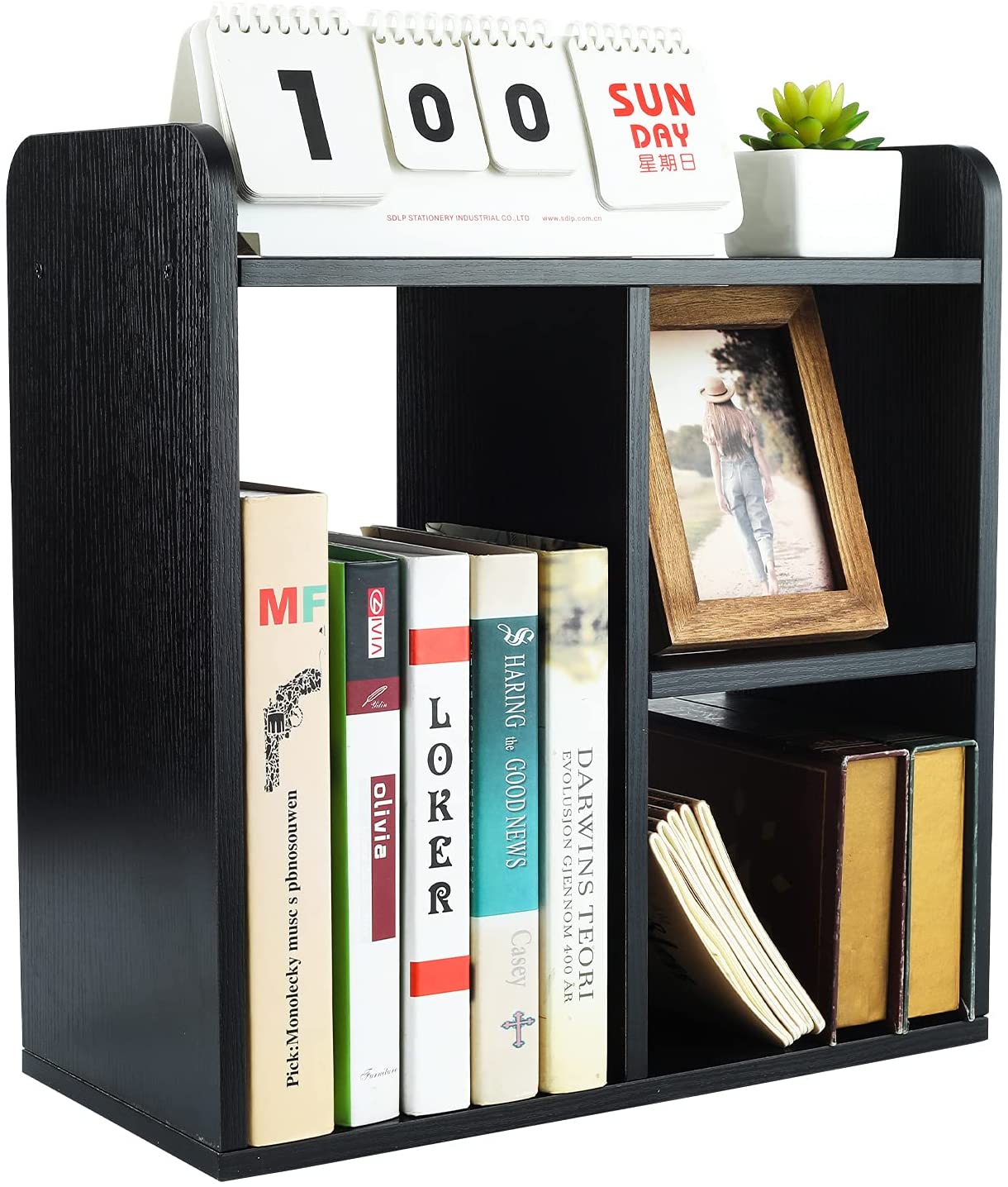 Small bookshelf for decor and book organization