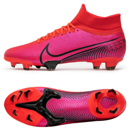 Nike Mercurial Superfly 7 PRO FG Soccer Shoes Football Boots Red.