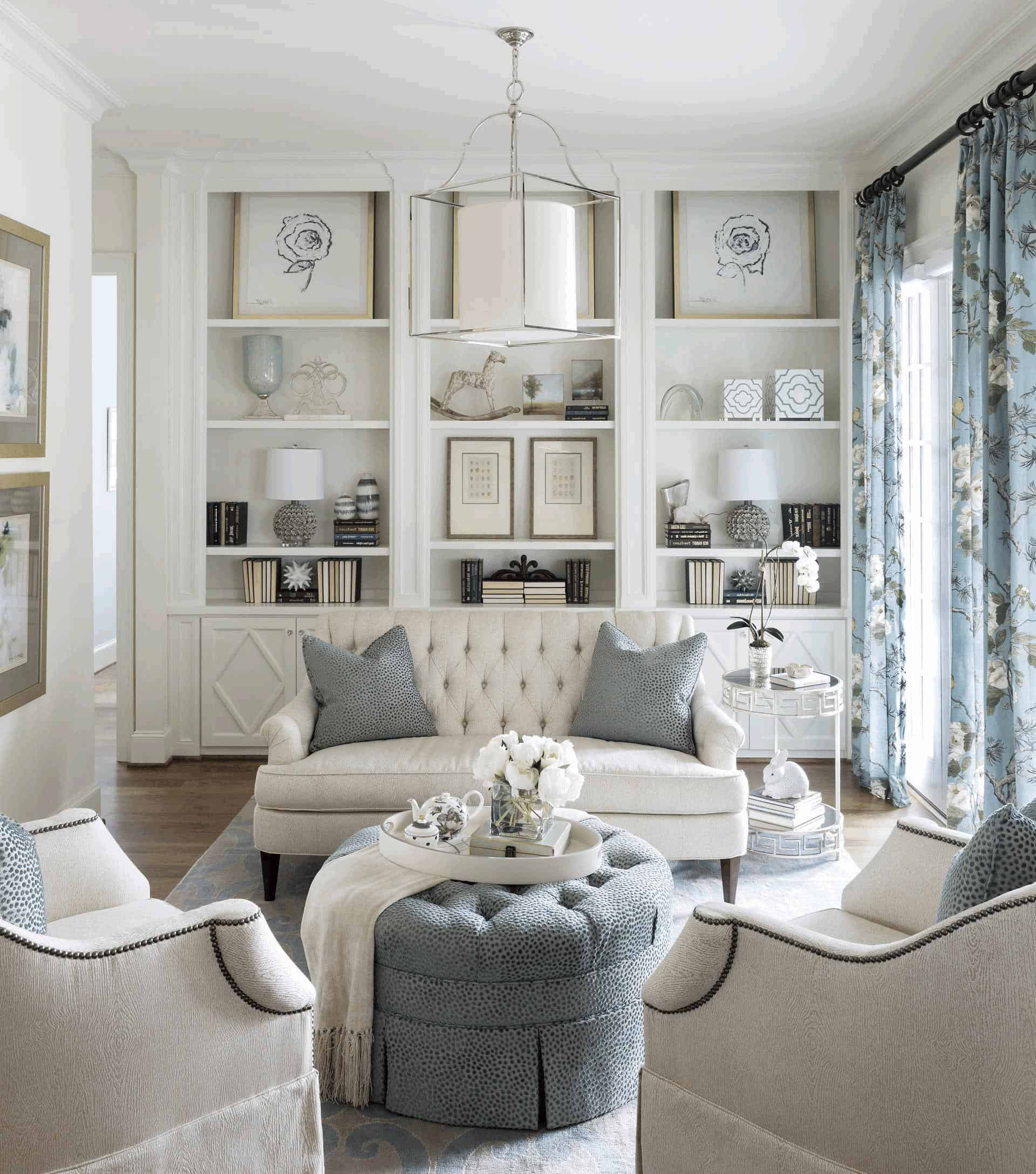 White living room furniture – a stylish option