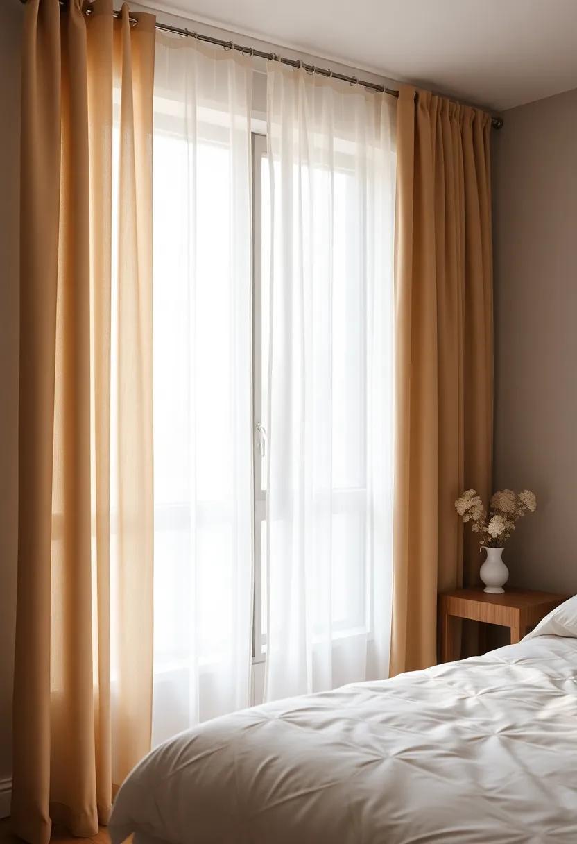 Chic and Cozy: Creative Bedroom Curtain Ideas Featuring Cafe Curtains