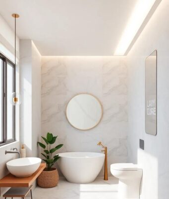 Timeless Tranquility: Inspiring Neutral Bathroom Wall Design Ideas for Every Home Timeless Tranquility: Inspiring Neutral Bathroom Wall Design Ideas for Every Home