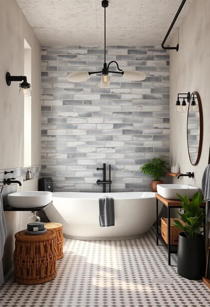 Embracing Rustic Charm: The Allure of Industrial-Style Bathrooms