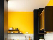 Embracing Contrast: Transform Your Kitchen with Yellow Walls and Black Cabinets Embracing Contrast: Transform Your Kitchen with Yellow Walls and Black Cabinets