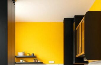 Embracing Contrast: Transform Your Kitchen with Yellow Walls and Black Cabinets Embracing Contrast: Transform Your Kitchen with Yellow Walls and Black Cabinets