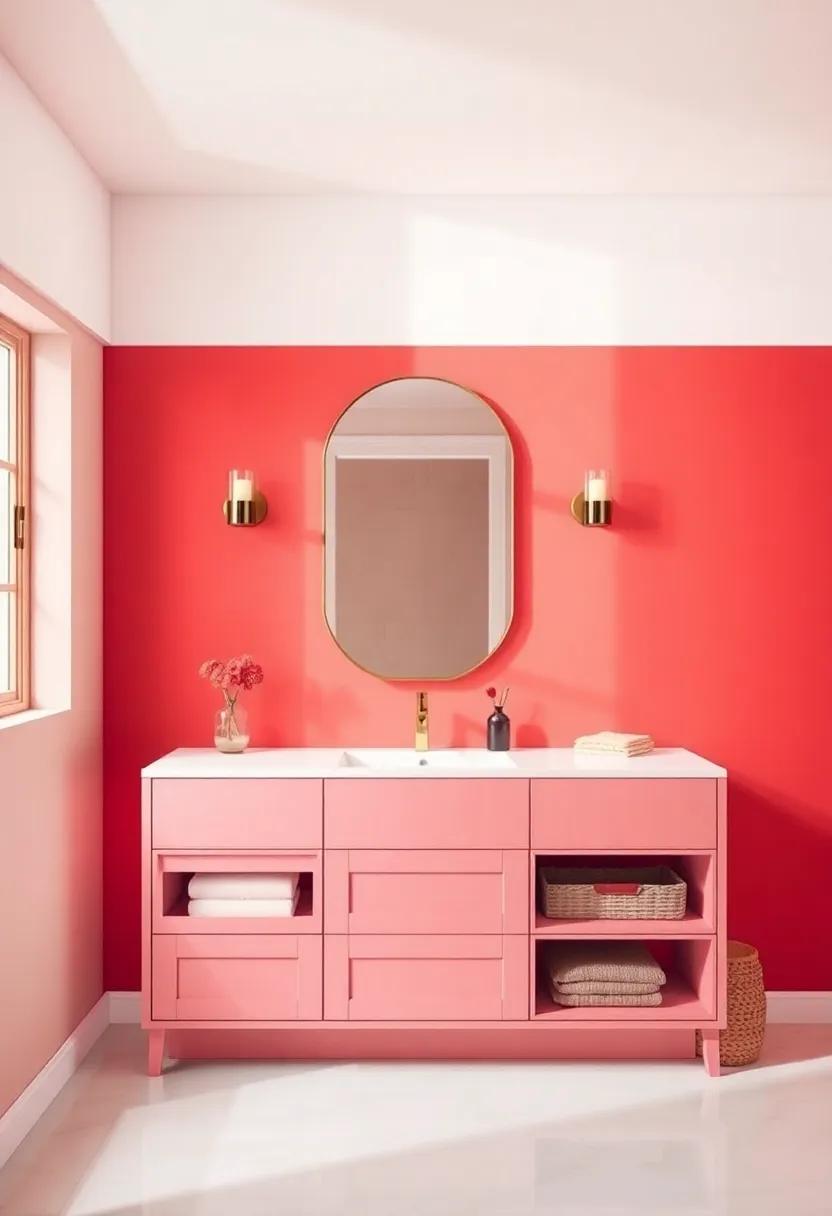 Bold Color Palettes That Energize Your bathroom Vanity space