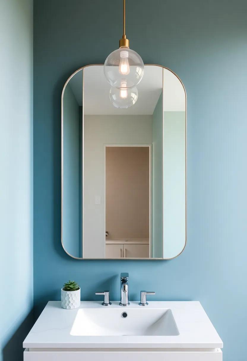 Unique Mirrors That ​Make a Statement in Your bathroom