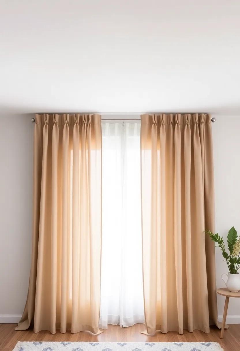 Layering Techniques: Combining Cafe Curtains ⁣with Sheer Draperies