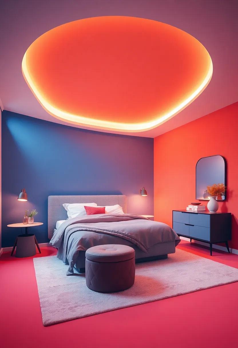 Lighting‌ Techniques to Enhance Rich Color Palettes in Bedrooms