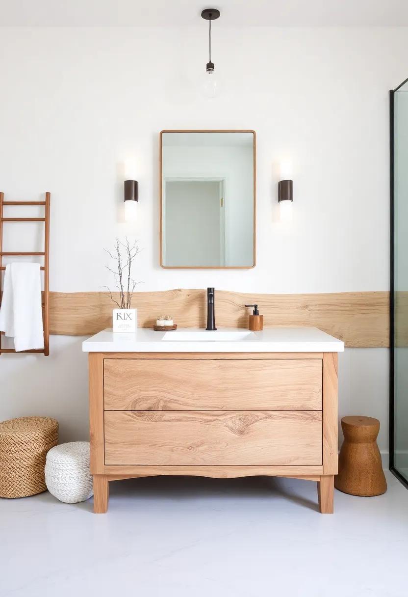 Creating a Focal Point with a‌ Stunning Driftwood Vanity