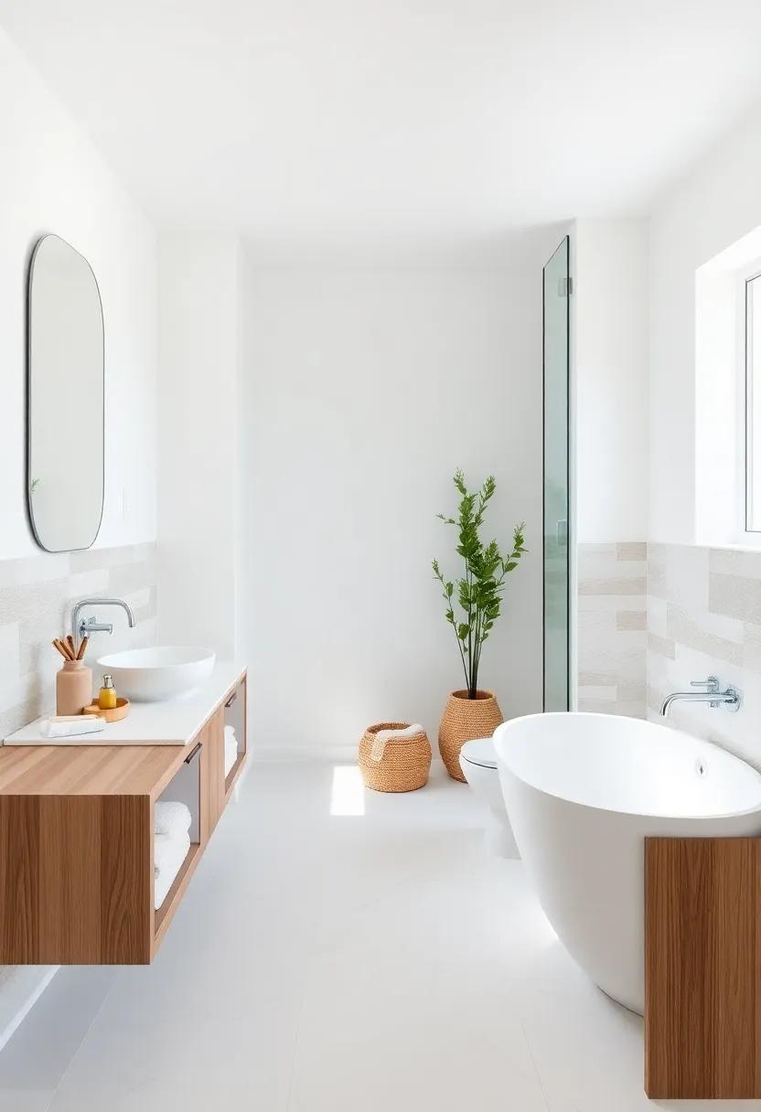 The Power⁢ of Symmetry in Coastal ⁣Bathroom ⁢Design