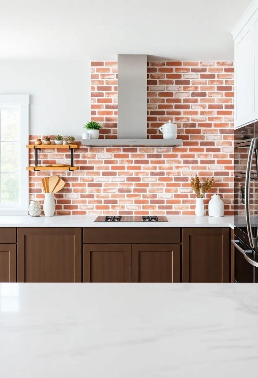 Choosing the Right Countertops to balance Brick Accents