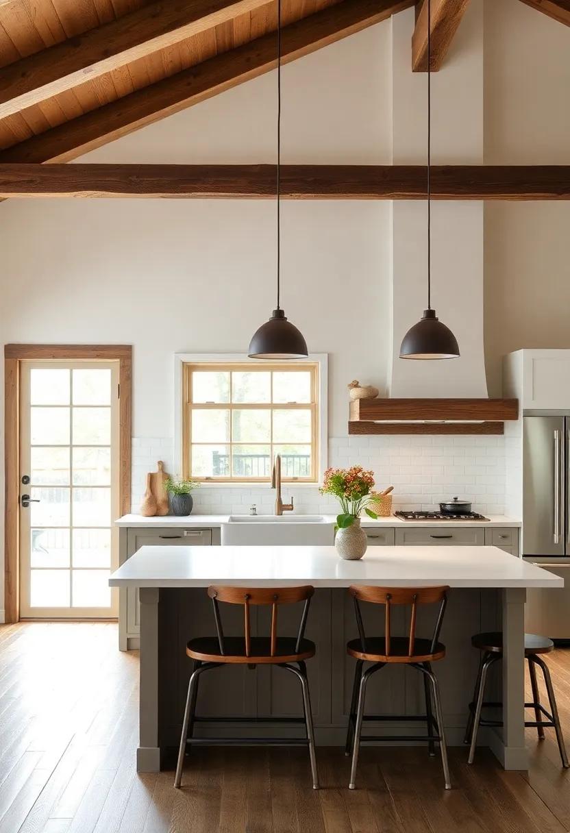 Rustic Farmhouse Fixtures That Add Character to Open Spaces