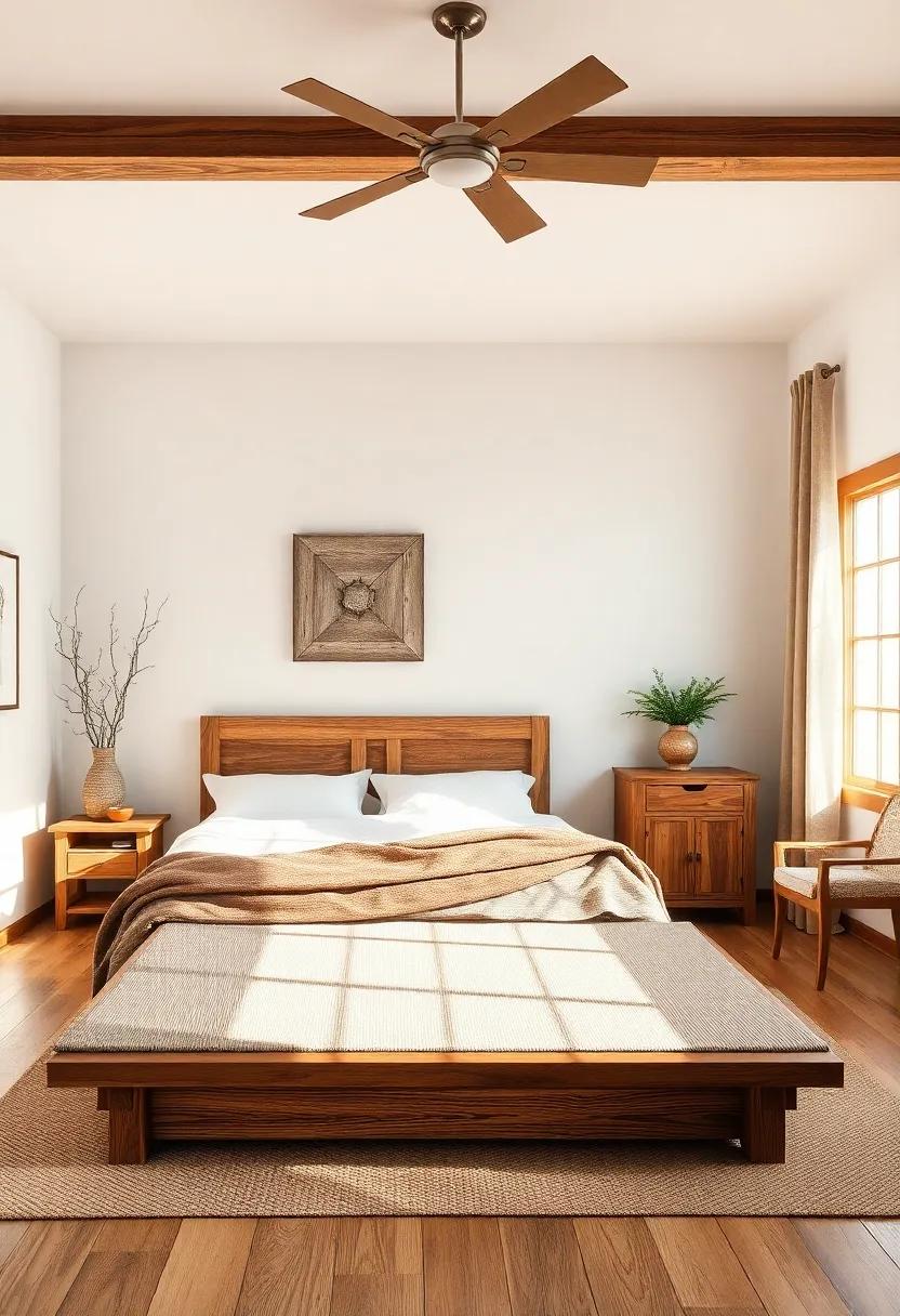 Embracing the Warmth of Natural Wood‍ Elements in Your Bedroom Design