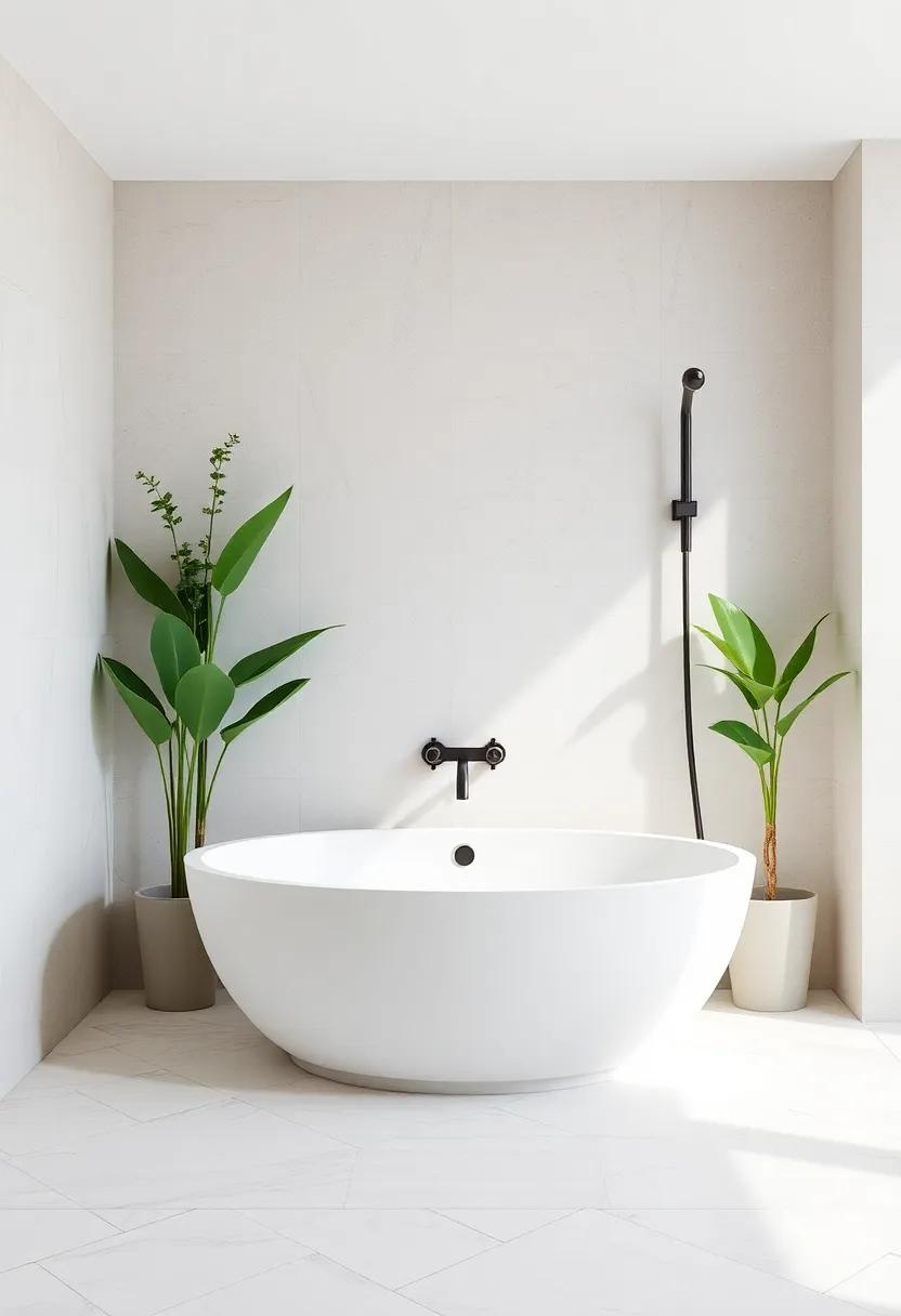 Incorporating Biophilic Elements Into Your ‌Freestanding Shower Space