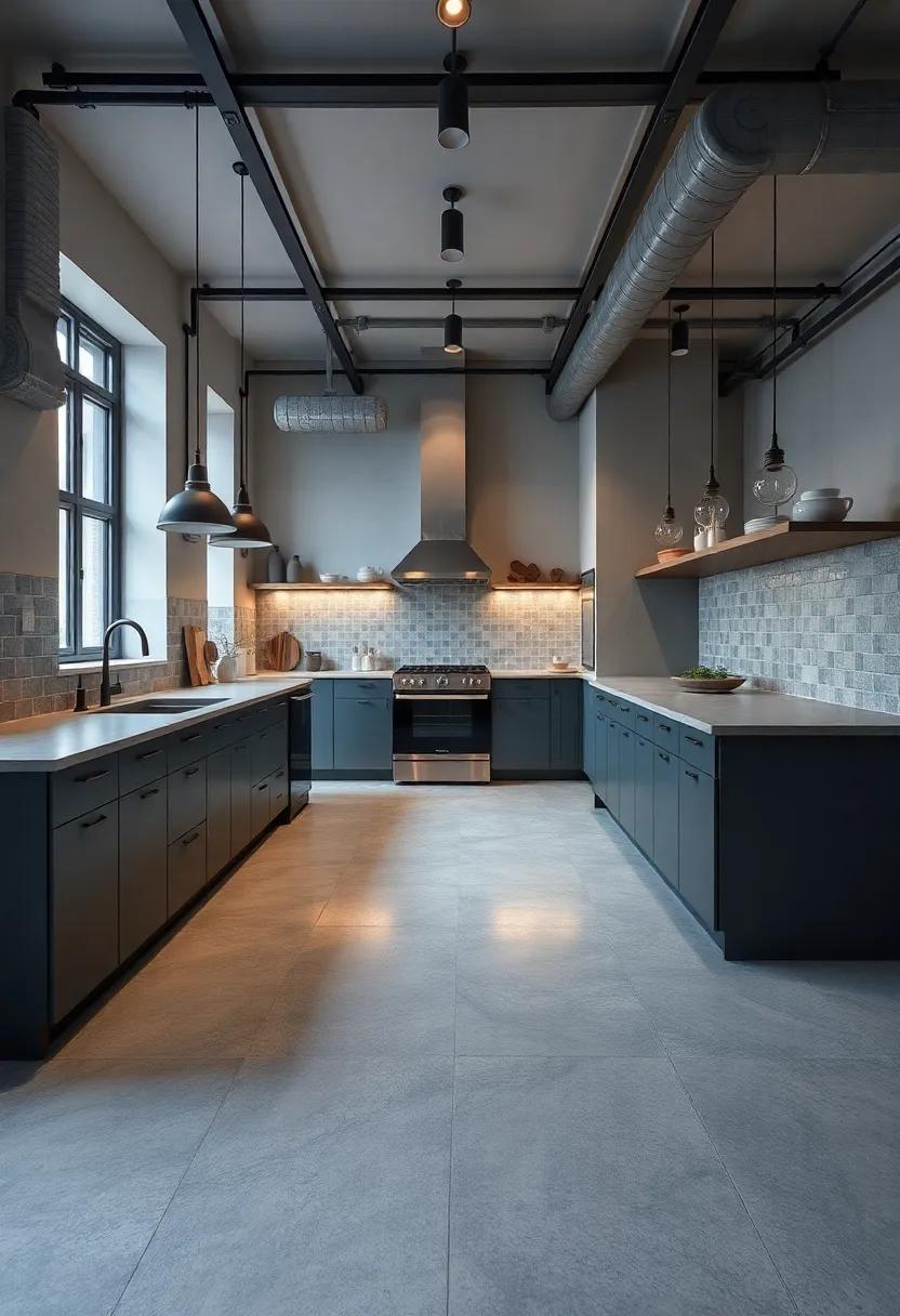 Aesthetic Trends⁢ in ​Industrial Kitchen Flooring Design