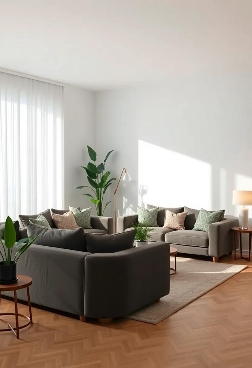 Adding⁢ Greenery: The Impact of Plants in a Stylish Living Room