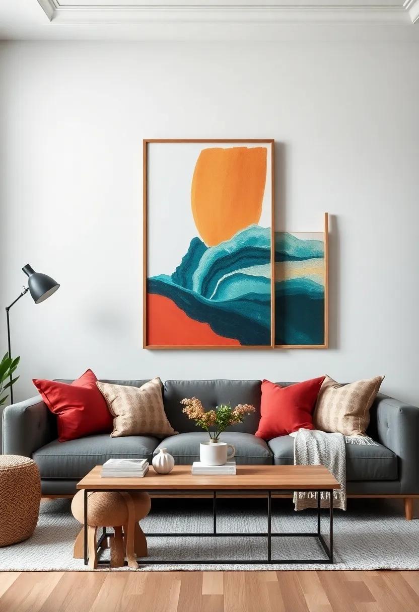 Use of Bold Artwork to‍ Anchor⁤ the Look of Your Living Space