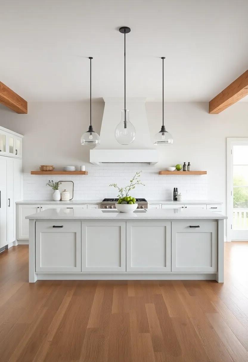 Timeless Farmhouse aesthetics with rustic ⁣Kitchen Island Elements